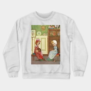 A Morning Call by Millicent Sowerby Crewneck Sweatshirt